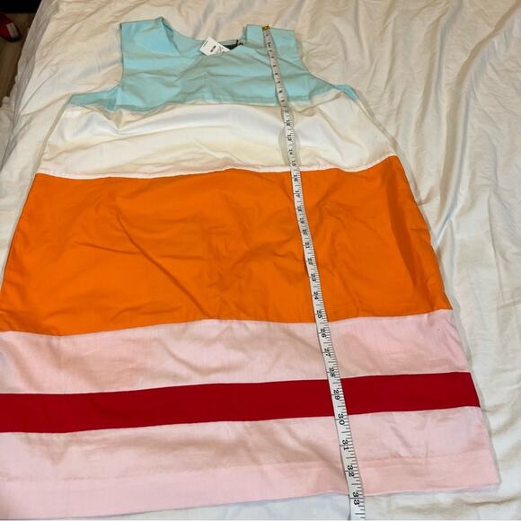MDS Stripes NWT Sleeveless Colorblocked Shift Mini Dress sz 4 - Picture 10 of 15